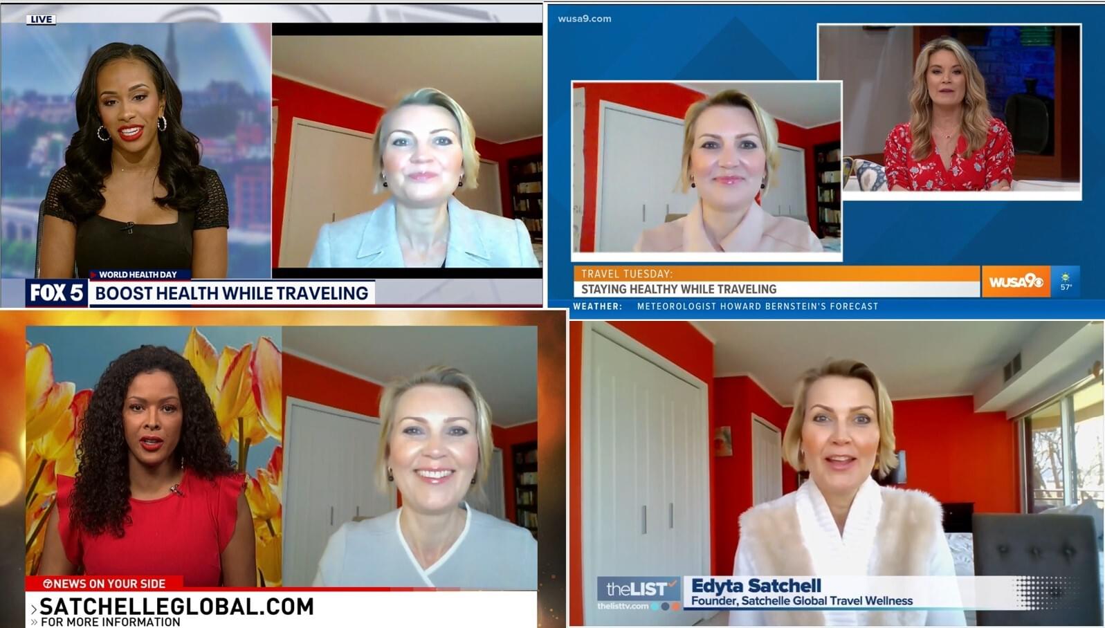 Beauty Routine on the plane Edyta Satchell